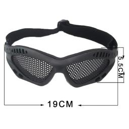Metal Mesh tático óculos, proteção anti-choque, óculos de segurança, equipamento de ventilador militar, Cs ao ar livre jogo, 0-Type Eyewear - Image 6