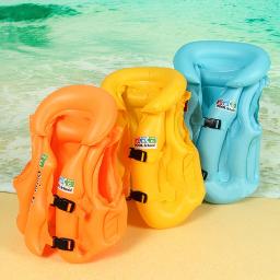 Anéis de natação de PVC para crianças Assento flutuante inflável Auxílio de natação Flutuador de segurança Jaqueta salva-vidas Brinquedo de água de segurança Colete salva-vidas - Image 1