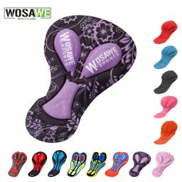 WOSAWE-Calções De Ciclismo Roupa Interior para Homens e Mulheres, Almofadas 5D à Prova De Choque, Base De Equitação De Bicicleta, 9D Silica Gel Pad - Image 1