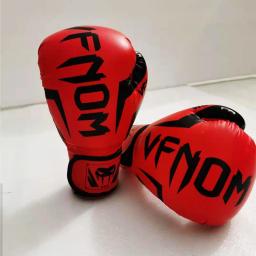 Luvas de Boxe Profissionais para Adultos e Crianças, Treinamento Sanda, Muay Thai, Combate, Fitness, Boxe, Esportes, Taekwondo, PU, 6 oz, 12oz - Image 6