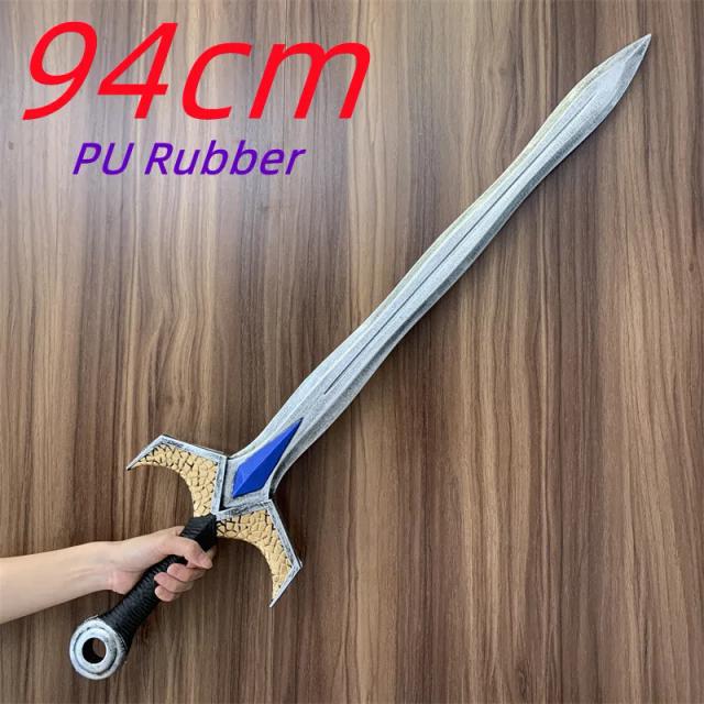 Espada Medieval de Safira para Cosplay com Pássaro Voador, Faca da Roma Antiga, Acessório 1:1 para Jogos de Interpretação