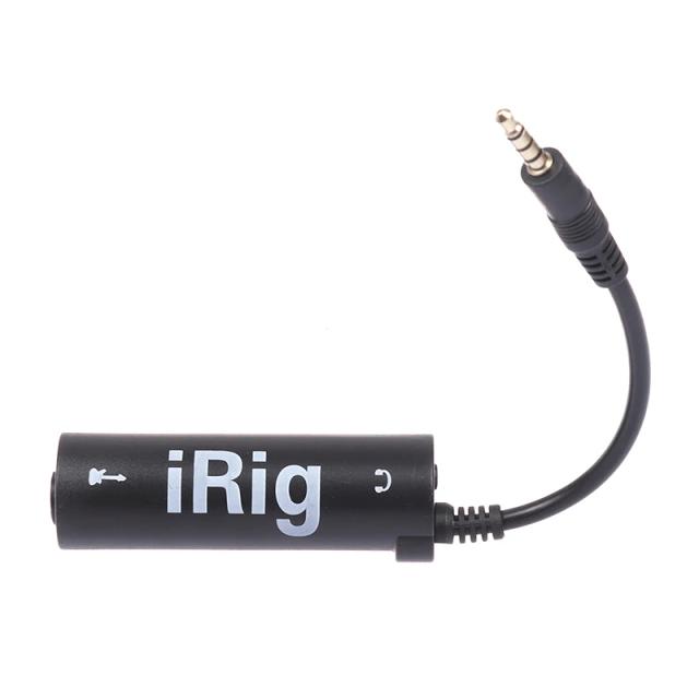 Interface de Áudio para Guitarra com Afinador e Conversor de Linha - Solução Sônica Ideal para Seu Celular