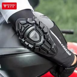 MOTOWOLF-Almofadas Cotovelo Motocicleta, MTB Ciclismo Cotovelo Proteção, Motocross Cotovelo Protetor, BMX, DH, ATV, Motociclista Equipamento, Verão - Image 1