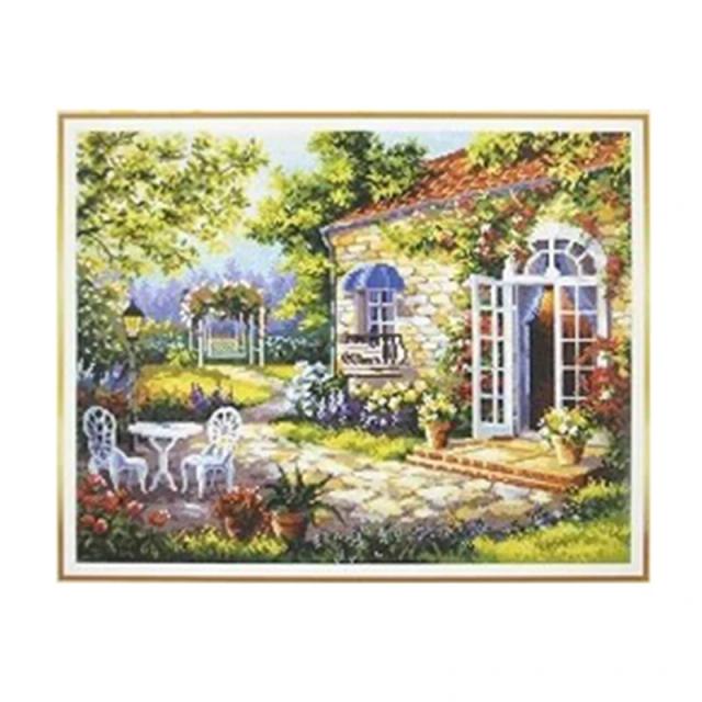 Kit Completo de Ponto Cruz DIY com 8000 Peças para Artesanato e Bordados Criativos