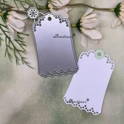Novo buraco redondo etiqueta diy artesanato corte de metal morrer scrapbook em relevo cartão de papel álbum artesanato modelo estêncil dados - Image 2