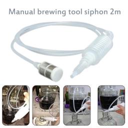 Nova fabricação de cerveja sifão mangueira vinho cerveja fazendo ferramenta 2m fabricação de plástico para cerveja homebrew ferramenta grau alimentício fazendo ferramenta - Image 4