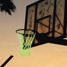 Rede Luminosa de Basquete Padrão, Brilha no Escuro, Esportes ao Ar Livre, Aro, Tiro, Tiro, 50cm - Image 1