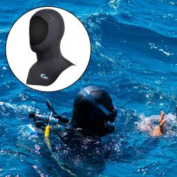 Premium mergulho wetsuit capa 5mm neoprene elástico à prova dwaterproof água chapéu de natação capa completa para adultos esportes aquáticos surf canoagem - Image 2