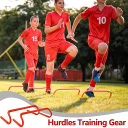 Mini obstáculos portáteis para crianças, treinamento de velocidade, equipamento de futebol, obstáculos de agilidade destacáveis, escada, segurança esportiva ABS, 4PCs - Image 3