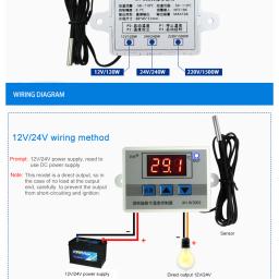 Controlador de temperatura digital para aquário, aquecedor de água digital, compatibilidade versátil, desempenho confiável, 110v, 220v, 12v, 24v - Image 5