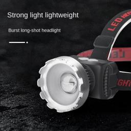 Powerful LED Headlamp with 3 Modes Built-in Battery USB Rechargeable Head Torch Lamp Camping Emergency Lantern - Image 4