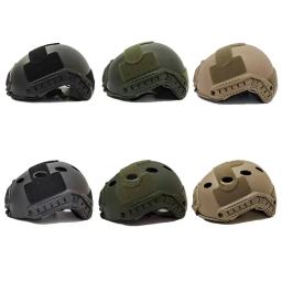 Capacete tático protetor de paintball, de alta qualidade, airsoft, tático, rápido, com óculos de proteção, leve - Image 2