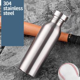 350ml-750ml esportes garrafas de água 304 aço inoxidável à prova de vazamento jarro de água para fitness atividades ao ar livre dropship - Image 1