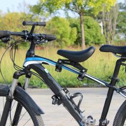 Assento de bicicleta infantil montado frontal com pedal de guidão, assento de segurança para crianças, mtb, ciclismo de estrada, cadeira de bebê - Image 4