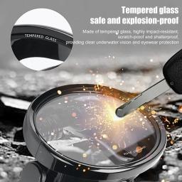 Ultra Wide HD Livre Máscaras De Mergulho, Snorkeling, Metal Border, Homens e Mulheres Óculos De Natação, Adulto, Equipamento De Mergulho - Image 2