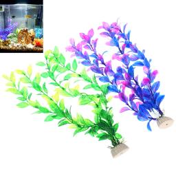 Silicone plantas luminosas artificial aquarium coral ornamento subaquático para peixes tanque fishbowl decoração acessórios - Image 3