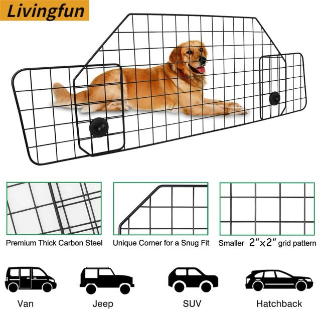 Barreira Ajustável de Segurança para Animais de Estimação - Porta de Grade para Cães de 90.5 a 113 cm