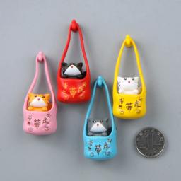 Frigorífico miniatura adesivos para crianças, ornamento gato, gatinho estátua, decoração para casa, acessórios de cozinha, presente para crianças - Image 4