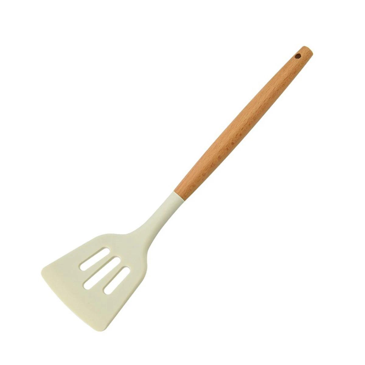 Espátula de cozimento de silicone antiaderente, Misturadores de manteiga, Misturador de saladas, Batter Pies, Cozinha Cozinhar Ferramentas, Raspador - Image 1