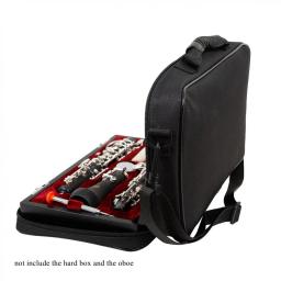 Bolsa de ombro Oxford para instrumentos de sopro, armazenamento acolchoado grosso estojo rígido, pano Oxford impermeável - Image 3