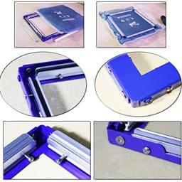 Silk Screen Printing Mesh, Stretching Frame, Glue Free, Stretch Screen Frame, 7x 9 Polegada - Image 4