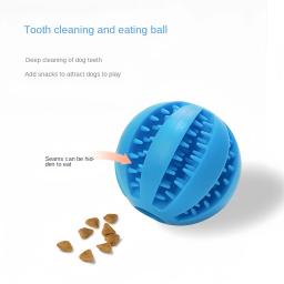 Bolas de borracha interativas para animais, Mastigar brinquedos para cães e gatos, Limpeza, Cão pequeno, Gato, Pet Products - Image 3