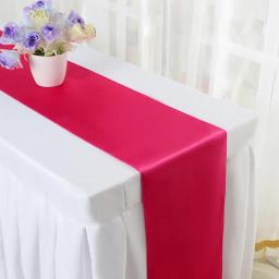 Bandeiras de cetim brilhantes para festa, banquetes de casamento, faixas de seda para decoração de eventos em hotel com 10 peças - Image 5