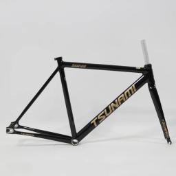 Tsunami snm100 conjunto de quadros de alumínio 700c, quadro de engrenagem fixa e pista de garfo, bicicleta fixie 49cm 52cm 55cm 58cm, peças de bicicleta de velocidade única - Image 6