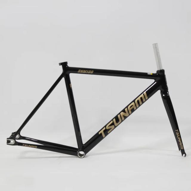 TSUNAMI SNM100 Conjunto de Quadro Alumínio 700c Fixed Gear 4 Tamanhos
