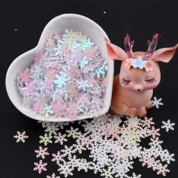 Brilhante Snowflake Shape Sequins, Festa de Natal Glitter Confetti, Scrapbook DIY, Artesanato De Natal, Materiais Decorativos, 1080Pcs - Image 3