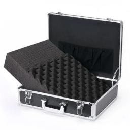 Mala acolchoada Do Instrumento, caixa De Ferramentas Portátil Caso-Equipamento, caixa De Segurança De Algodão, armazenamento De Alumínio - Image 1