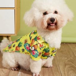 Camisetas de verão estilo havaiano, confortável camisa para cães de médio e grande porte, roupas para cachorros, produtos para animais, L a 5XL - Image 5