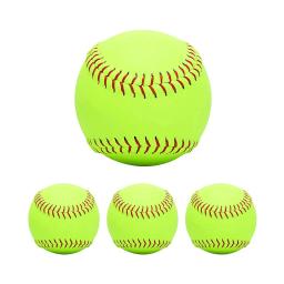 Amarelo Esportes Prática Softballs para Iniciantes e Adolescentes, 12 "Peso Estabilizado Softball, Leve para Jogos, Tamanho Oficial - Image 1
