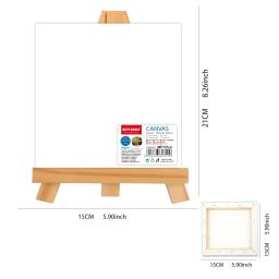 MOTINO-Canvas Frame Art Pintura Artesanato, Desenho, Crianças Cavalete, Painel De Lona, Esboço De Madeira, Mesa Pequena, Decoração de Presente DIY - Image 5