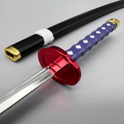 26cm Tenseiga Samurai Espada Sesshomaru Inuyasha Anime Periféricos 1:6 Arma de metal Modelo em miniatura Ornamento para casa Acessórios de brinquedo Dropshipping Atacado Venda imperdível Presentes Nova chegada Frete gr - Image 3