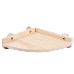 1pc animal de estimação pássaro papagaio plataforma de madeira suporte rack brinquedo hamster ramo poleiros para gaiola de pássaros brinquedos 3 tamanhos pet station board - Image 6