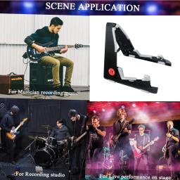 Suporte de instrumentos de dobramento para ukelele violino bandolim suporte de suporte dobrável um-frame universal compacto espaço-economia - Image 4