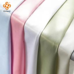 Tecido de cetim por os metros, 26 cores, forro de saia, decoração de casamento, caixa de tecido, forro, roupas diy, fundo de costura - Image 1