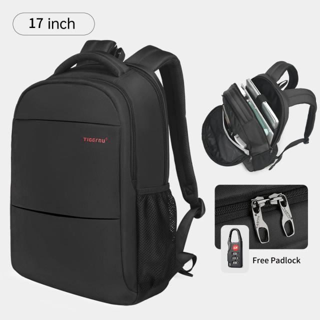 Tigernu Mochila Feminina Roxo Anti-Roubo 15.6" Impermeável