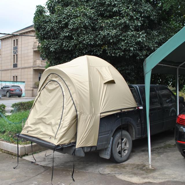 Barraca Impermeável Dobrável para Cama de Caminhão com UPF 50+, Ideal para 2 Pessoas e Tendas Portáteis de 5,5 a 6,5 Pés, Resistente à Água PU4000mm