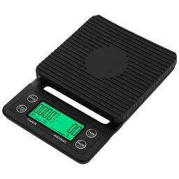 Balança de café de cozinha com temporização, temporizador digital, ferramenta do peso do café, medição de alta precisão, LCD, 5 kg, 3kg - Image 4