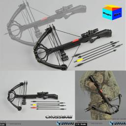 ZYTOYS-Besta Arma e Seta Set, Arma Soldado, Modelo Arco Composto, Acessórios Cena, Action Figure, Cerca de 17cm, 12 ", ZY15-24, 1:6 - Image 1