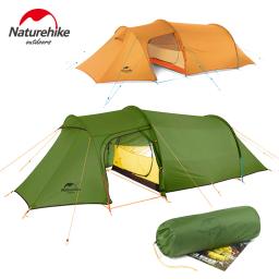 Naturehike-Opalus túnel tenda, ultraleve família Camping equipamentos, impermeável jardim ao ar livre tenda, viagens caminhadas equipamentos, 4 estações - Image 1