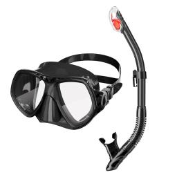 Máscara de mergulho profissional para adultos, terno de mergulho, silicone anti-nevoeiro óculos, treinamento snorkel kit equipamento de natação presente, novo - Image 5