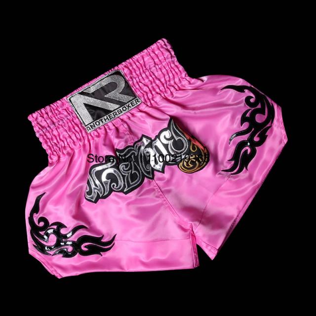 Shorts de Boxe Tiger Muay Thai para Homens e Mulheres - Roupas de Treinamento em Artes Marciais e Kickboxing para Todas as Idades