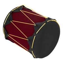 Borracha pele tambor com baquetas, pandeiro, pode ser transportado, instrumento de percussão, resistente e durável, tambor indiano - Image 6
