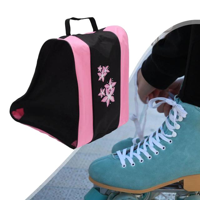 Saco de Transporte Porta-Rolos Unisex com 3 Camadas para Patins 