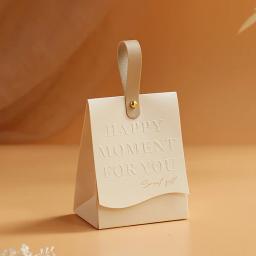 Caixa De Doces De Casamento Criativa Lembrança De Dama De Noiva Caixas De Presente De Biscoito De Doces Para Festa Decoração De Casamento Saco De Embalagem De Presente De Mão - Image 5