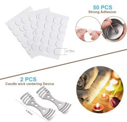 Kit DIY de Fabricação de Velas, Suporte de Velas, Vaso de Velas, Pavios de vela de 3 furos, Ferramentas para Fabricação de Velas - Image 3