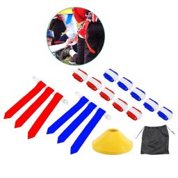 Cintos e bandeiras de futebol, fivela estável, design ajustável, cinto para jogos de coleta Scrimmages - Image 4